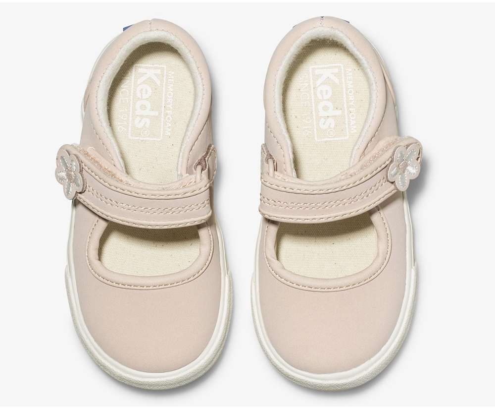 Slip Ons Keds Niños Rosas - Ella Mary Jane - 308-UEMQSZ